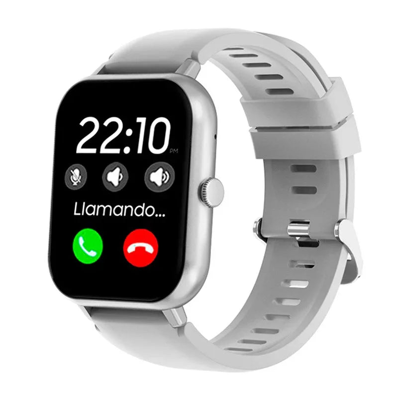 Smartwatch COOL Forest Silicona Gris (Llamadas, Salud, Deporte) - PixelPlaza