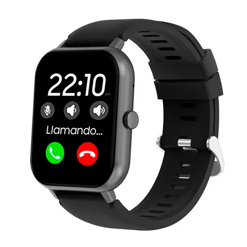 Smartwatch COOL Forest Silicona Negro (Llamadas, Salud, Deporte) - PixelPlaza