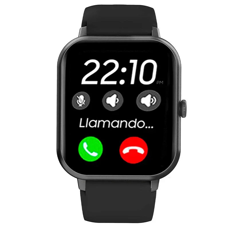 Smartwatch COOL Forest Silicona Negro (Llamadas, Salud, Deporte) - PixelPlaza