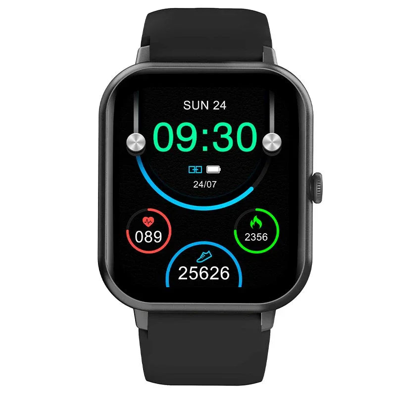 Smartwatch COOL Forest Silicona Negro (Llamadas, Salud, Deporte) - PixelPlaza