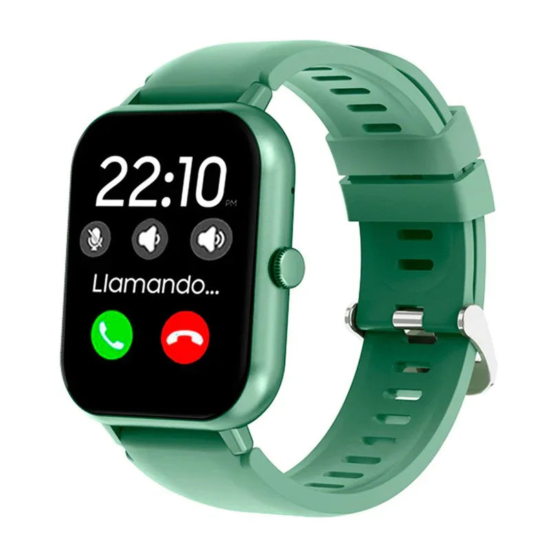 Smartwatch COOL Forest Silicona Verde (Llamadas, Salud, Deporte) - PixelPlaza