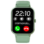 Smartwatch COOL Forest Silicona Verde (Llamadas, Salud, Deporte) - PixelPlaza