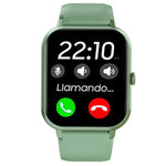 Smartwatch COOL Forest Silicona Verde (Llamadas, Salud, Deporte) - PixelPlaza