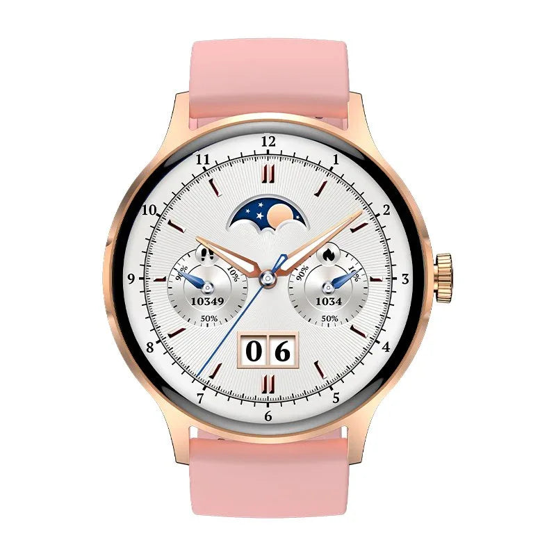 Smartwatch COOL Iris Silicona Rosa (Amoled, Llamadas, Salud, Deporte) - PixelPlaza