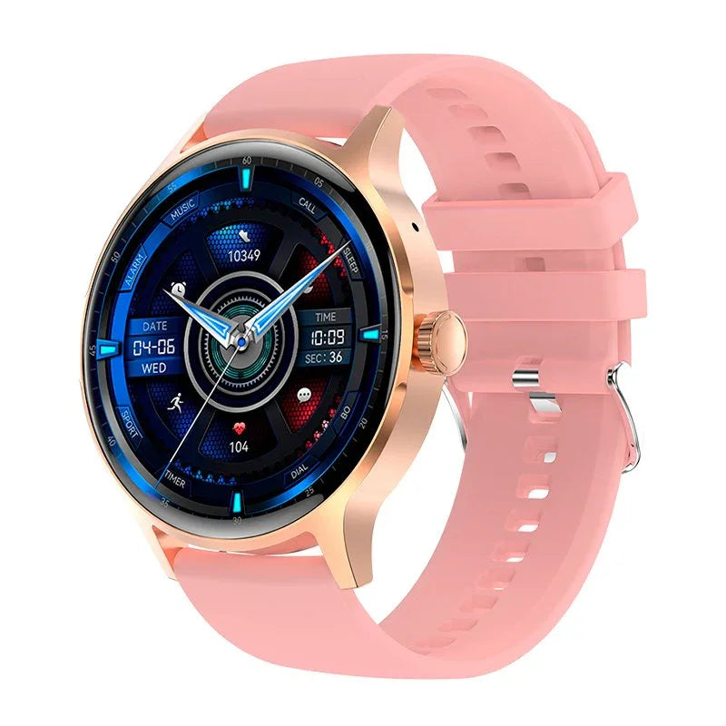 Smartwatch COOL Iris Silicona Rosa (Amoled, Llamadas, Salud, Deporte) - PixelPlaza