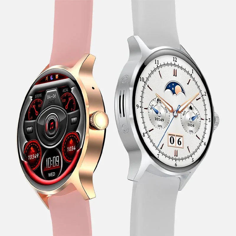 Smartwatch COOL Iris Silicona Rosa (Amoled, Llamadas, Salud, Deporte) - PixelPlaza