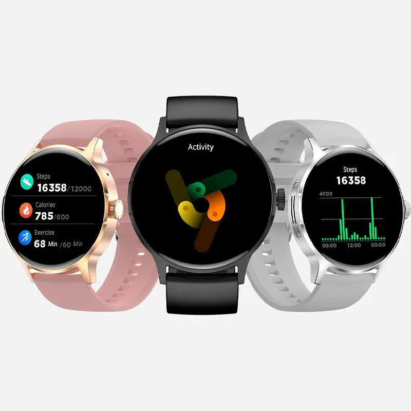 Smartwatch COOL Iris Silicona Rosa (Amoled, Llamadas, Salud, Deporte) - PixelPlaza