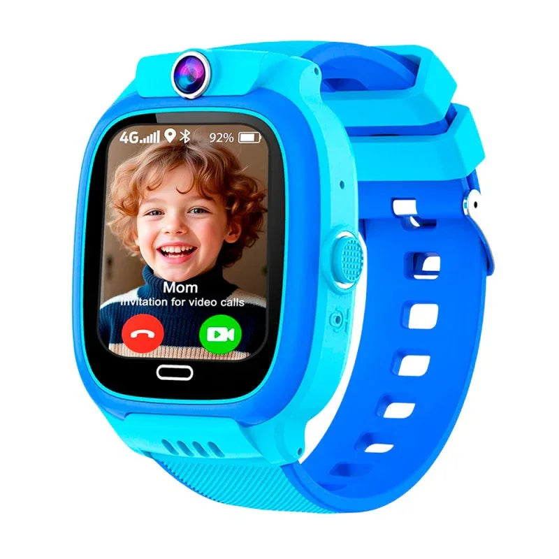 Smartwatch COOL Kids 4G GPS Silicona Azul (Localización, Videollamadas, SIM) - PixelPlaza