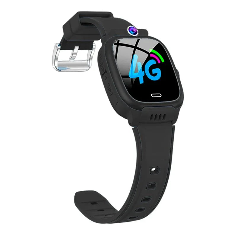 Smartwatch COOL Kids 4G GPS Silicona Negro (Localización, Videollamadas, SIM) - PixelPlaza