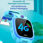 Smartwatch COOL Kids 4G GPS Silicona Negro (Localización, Videollamadas, SIM) - PixelPlaza