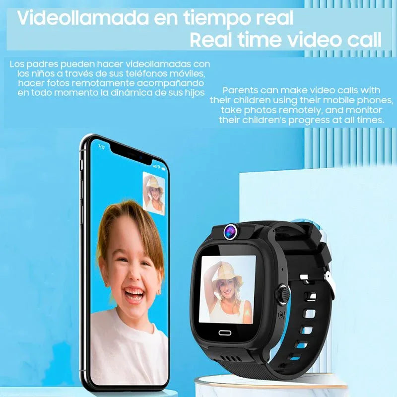 Smartwatch COOL Kids 4G GPS Silicona Rosa (Localización, Videollamadas, SIM) - PixelPlaza