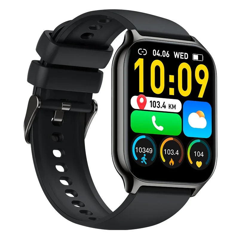 Smartwatch COOL Nova Silicona Negro (Llamadas, Salud, Deporte) - PixelPlaza