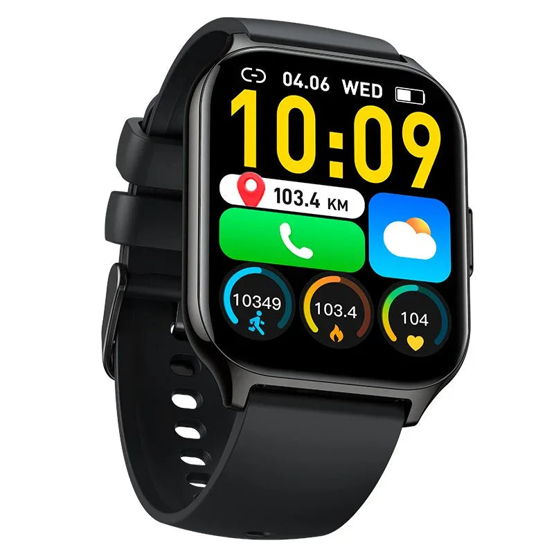Smartwatch COOL Nova Silicona Negro (Llamadas, Salud, Deporte) - PixelPlaza