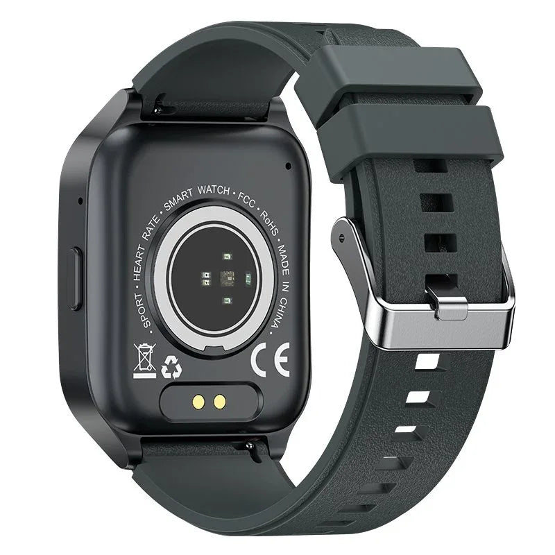 Smartwatch COOL Pantalla Amoled Curved Silicona Gris Oscuro (Llamadas, Salud, Deporte) - PixelPlaza