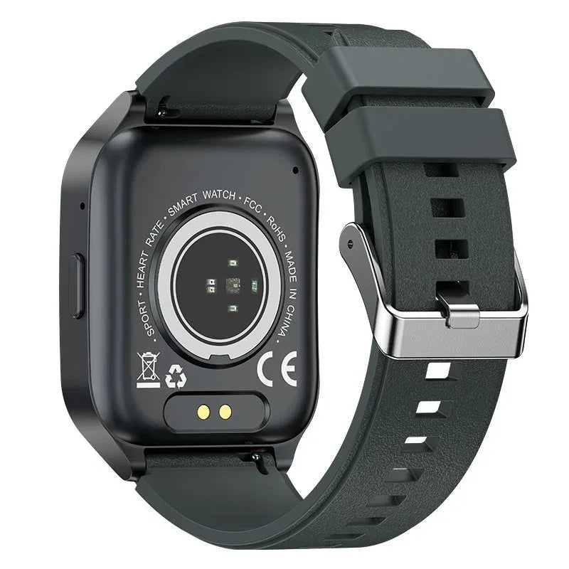 Smartwatch COOL Pantalla Amoled Curved Silicona Gris Oscuro (Llamadas, Salud, Deporte) - PixelPlaza