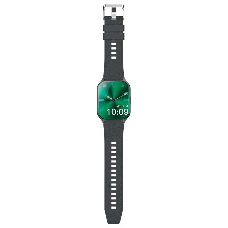 Smartwatch COOL Pantalla Amoled Curved Silicona Gris Oscuro (Llamadas, Salud, Deporte) - PixelPlaza