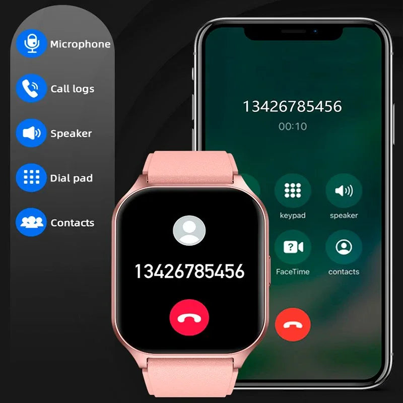 Smartwatch COOL Pantalla Amoled Curved Silicona Negro (Llamadas, Salud, Deporte) - PixelPlaza