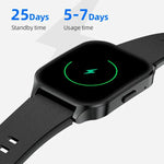 Smartwatch COOL Pantalla Amoled Curved Silicona Negro (Llamadas, Salud, Deporte) - PixelPlaza