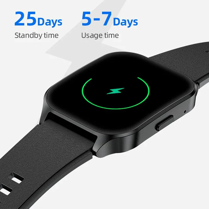 Smartwatch COOL Pantalla Amoled Curved Silicona Negro (Llamadas, Salud, Deporte) - PixelPlaza