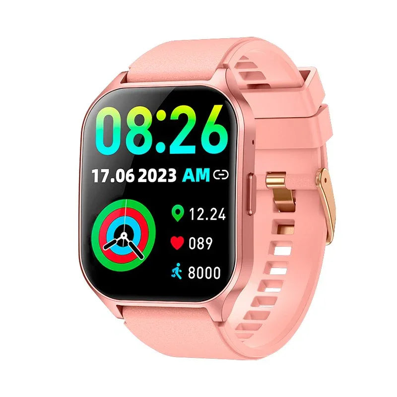 Smartwatch COOL Pantalla Amoled Curved Silicona Rosa (Llamadas, Salud, Deporte) - PixelPlaza