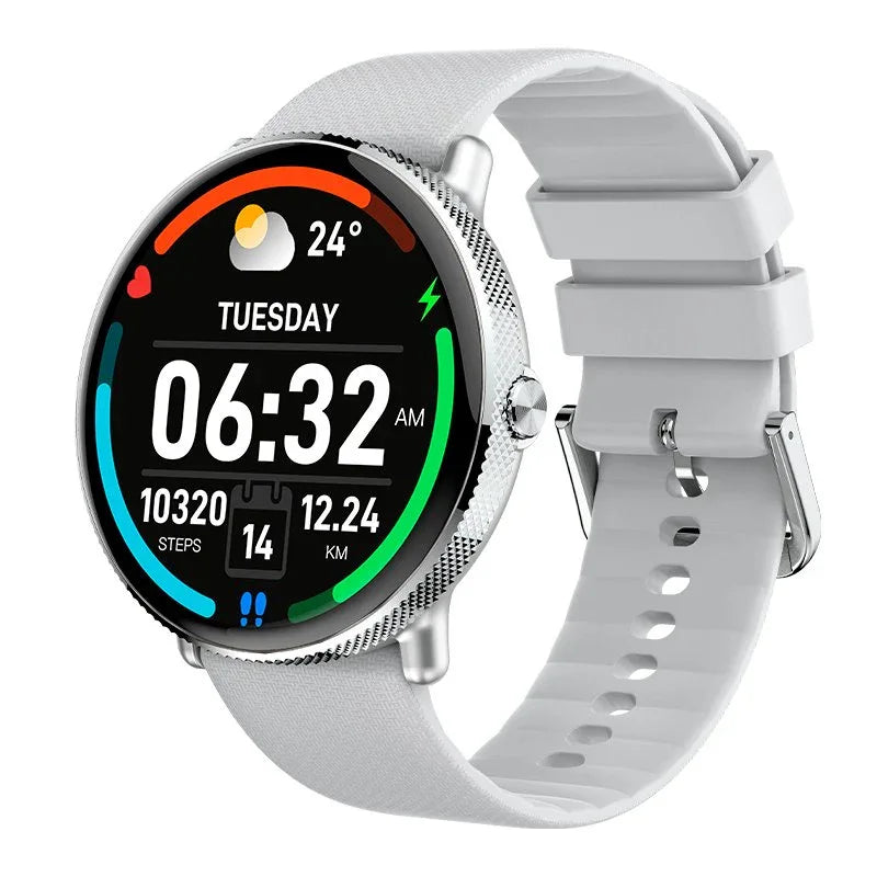 Smartwatch COOL Pantalla AMOLED Forever Silicona Gris (Llamadas, Salud, Deporte) - PixelPlaza