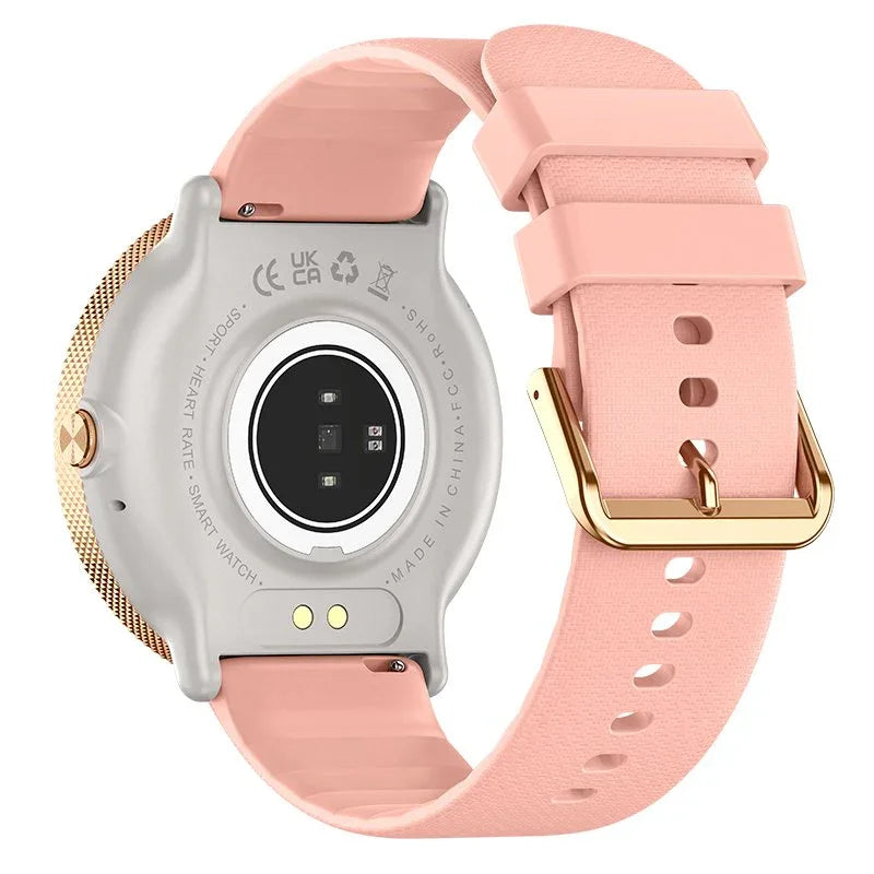 Smartwatch COOL Pantalla AMOLED Forever Silicona Rosa (Llamadas, Salud, Deporte) - PixelPlaza