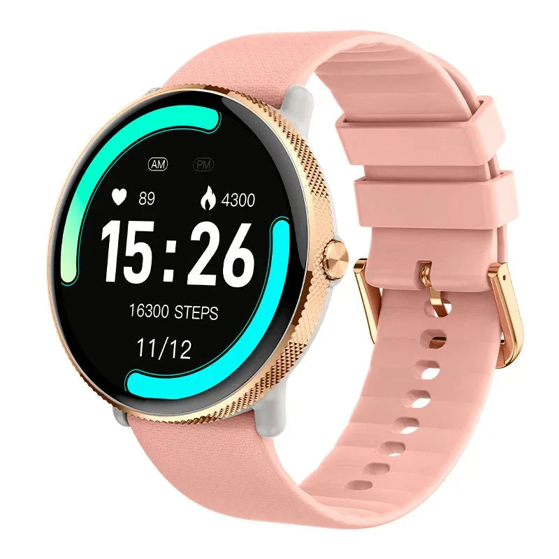 Smartwatch COOL Pantalla AMOLED Forever Silicona Rosa (Llamadas, Salud, Deporte) - PixelPlaza