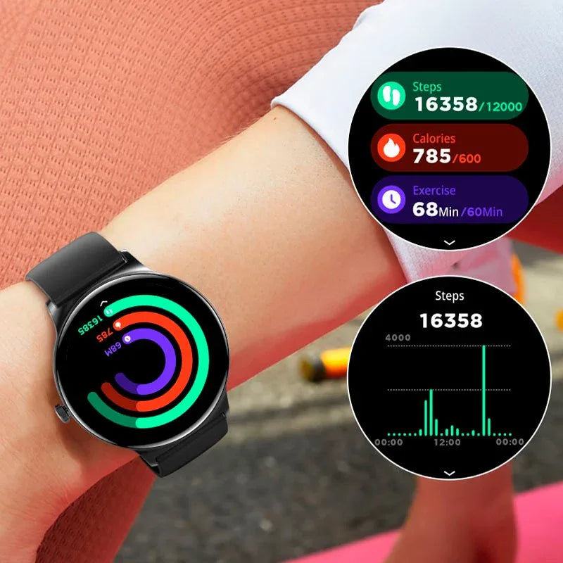 Smartwatch COOL Ultrathin + 2 Correas (Amoled, Llamadas, Ultrafino) Negro - PixelPlaza