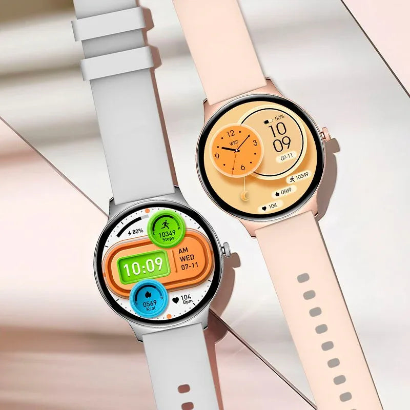 Smartwatch COOL Ultrathin + 2 Correas (Amoled, Llamadas, Ultrafino) Rosa - PixelPlaza