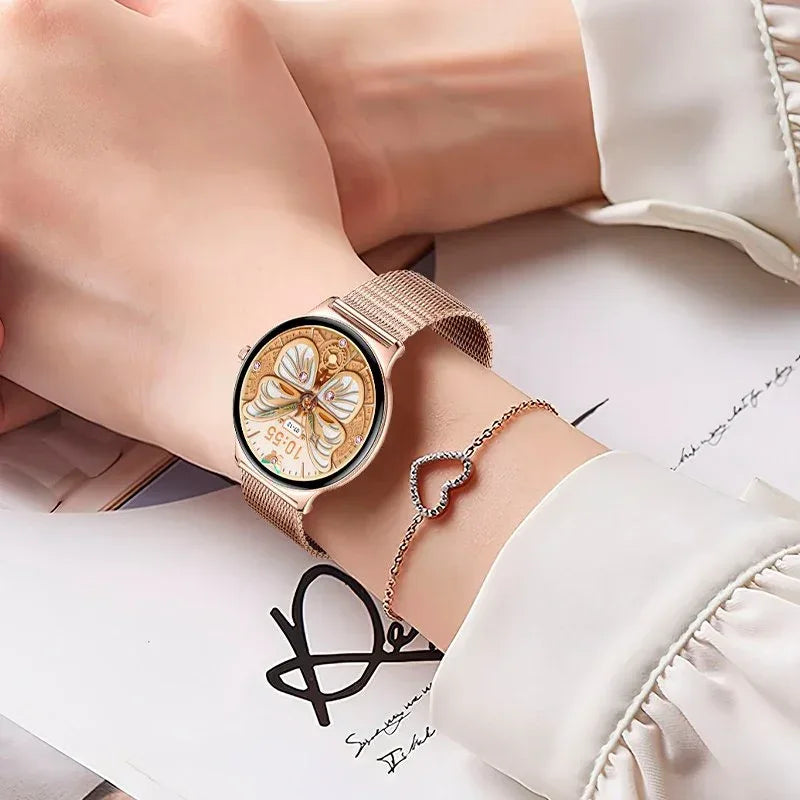 Smartwatch COOL Ultrathin + 2 Correas (Amoled, Llamadas, Ultrafino) Rosa - PixelPlaza