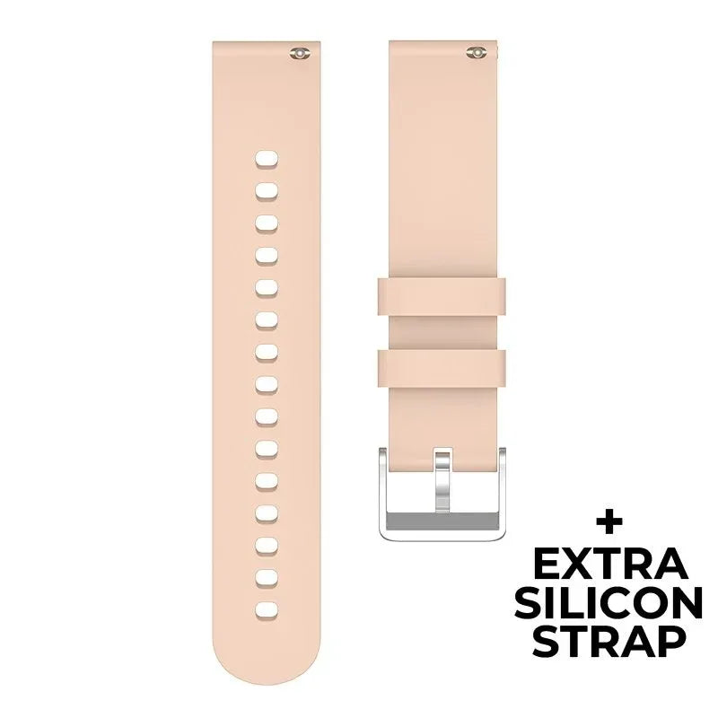 Smartwatch COOL Ultrathin + 2 Correas (Amoled, Llamadas, Ultrafino) Rosa - PixelPlaza