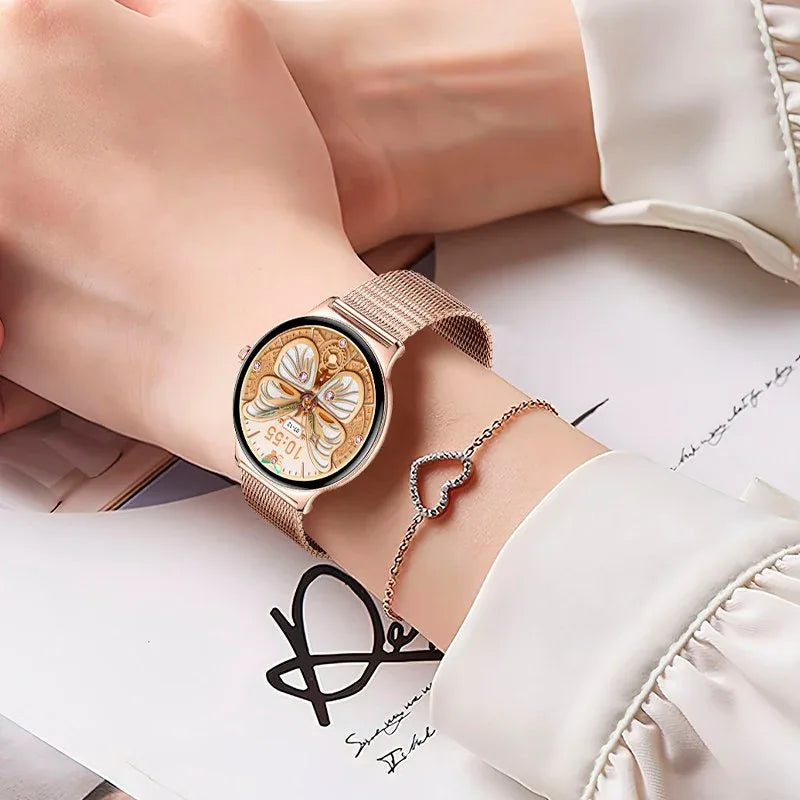 Smartwatch COOL Ultrathin + 2 Correas (Amoled, Llamadas, Ultrafino) Rosa - PixelPlaza