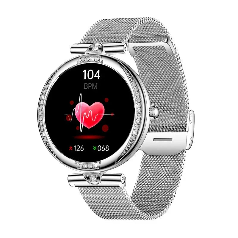 Smartwatch Pantalla Amoled COOL Mónaco + 2 Correas (Llamadas, Salud) Plateado - PixelPlaza
