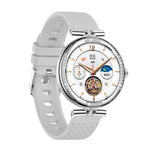 Smartwatch Pantalla Amoled COOL Mónaco + 2 Correas (Llamadas, Salud) Plateado - PixelPlaza