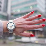 Smartwatch Pantalla Amoled COOL Mónaco + 2 Correas (Llamadas, Salud) Plateado - PixelPlaza