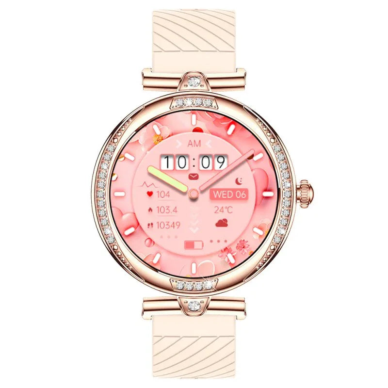 Smartwatch Pantalla Amoled COOL Mónaco + 2 Correas (Llamadas, Salud) Rose Gold - PixelPlaza