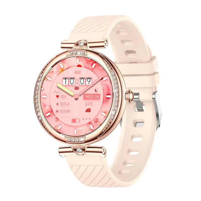 Smartwatch Pantalla Amoled COOL Mónaco + 2 Correas (Llamadas, Salud) Rose Gold - PixelPlaza