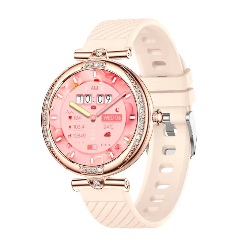 Smartwatch Pantalla Amoled COOL Mónaco + 2 Correas (Llamadas, Salud) Rose Gold - PixelPlaza