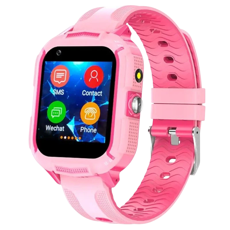 T35C 4G 1,4 pulgadas TFT GPS IP67 Smartwatch para niños Reloj inteligente Rosa #rosa