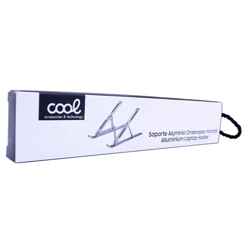 Soporte de Sobremesa Universal Plegable Aluminio COOL Ordenador Portátil - PixelPlaza