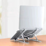 Soporte de Sobremesa Universal Plegable Aluminio COOL Ordenador Portátil - PixelPlaza