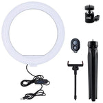 Soporte Sobremesa (50 cm) Aro de Luz LED COOL + Mando Bluetooth - PixelPlaza