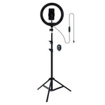 Soporte Trípode (180 cm) Aro de Luz LED COOL + Mando Bluetooth - PixelPlaza