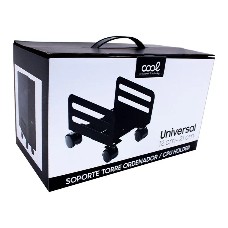 Soporte Universal Metálico CPU Torre Ordenador COOL (12 cm - 21 cm) - PixelPlaza