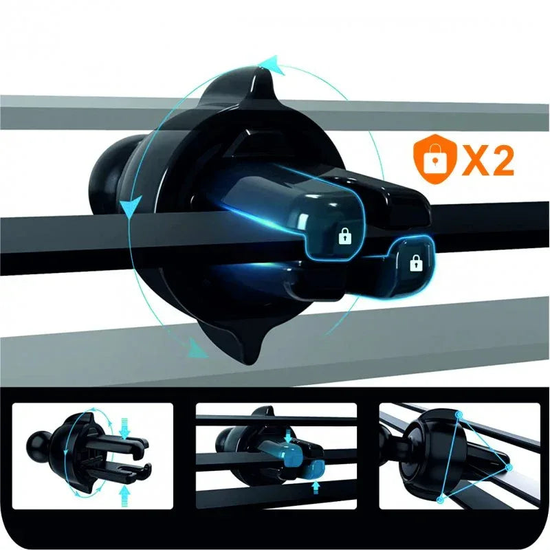 Soporte Universal para Coche Carbono COOL Negro - PixelPlaza