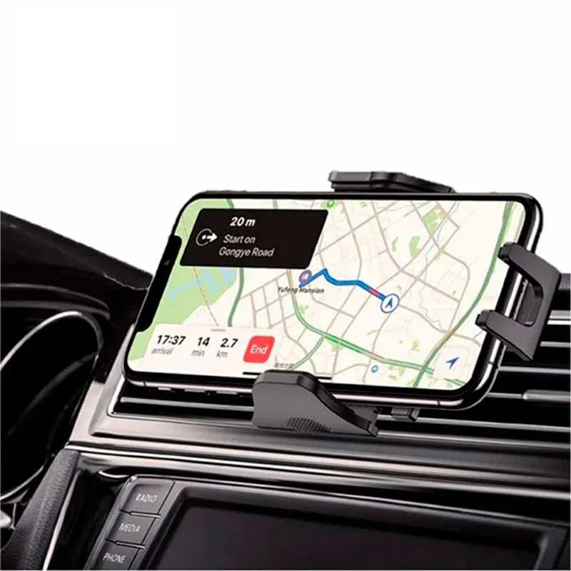 Soporte Universal para Coche Carbono COOL Negro - PixelPlaza