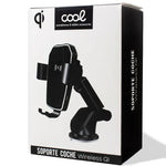Soporte Universal para Coche Carga Inalámbrica Qi COOL - PixelPlaza