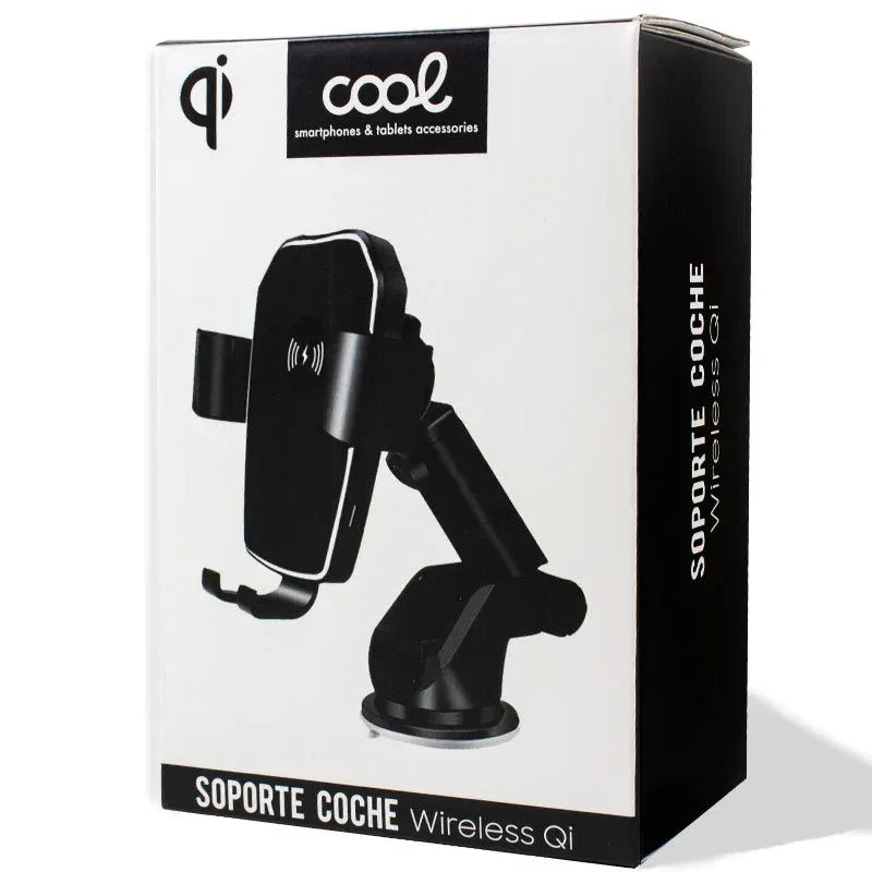 Soporte Universal para Coche Carga Inalámbrica Qi COOL - PixelPlaza