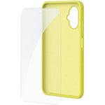 Funda Silicona + Protector de Pantalla de Cristal Templado SPC Wuum One Protection Pack 4354Y/ Compatible con SPC Wuum O