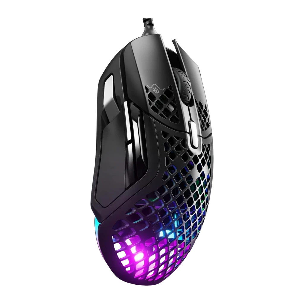 SteelSeries Aerox 5 18000 DPI RGB PrismSync 9 botones 66 g Ratón gaming